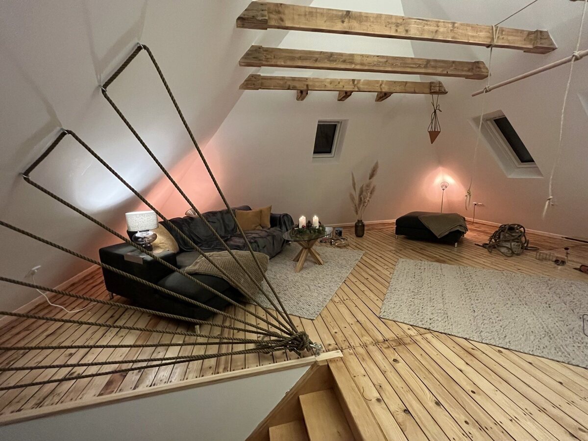 Ausgebautes Dachgeschoss nach der Renovierung